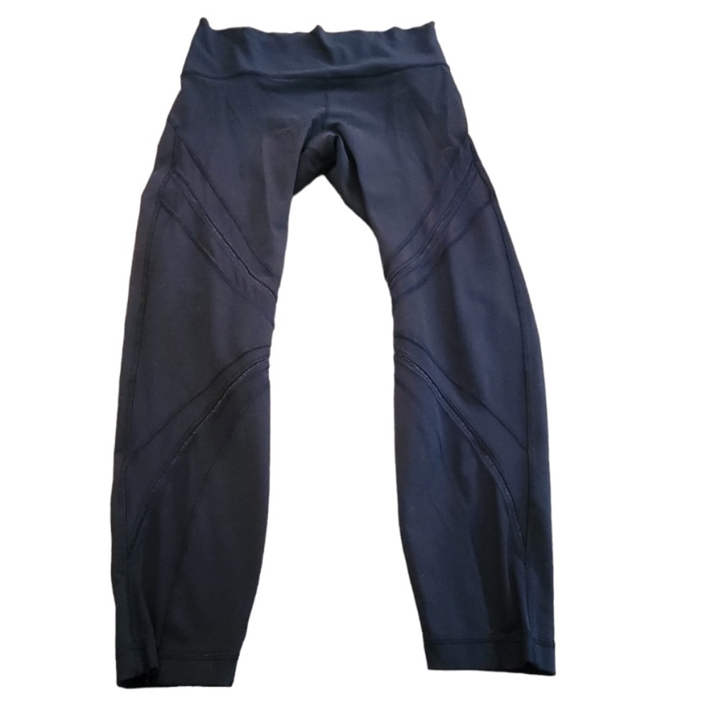 LULULEMON Wunder Under Mesh Cropped Leggings Size 10